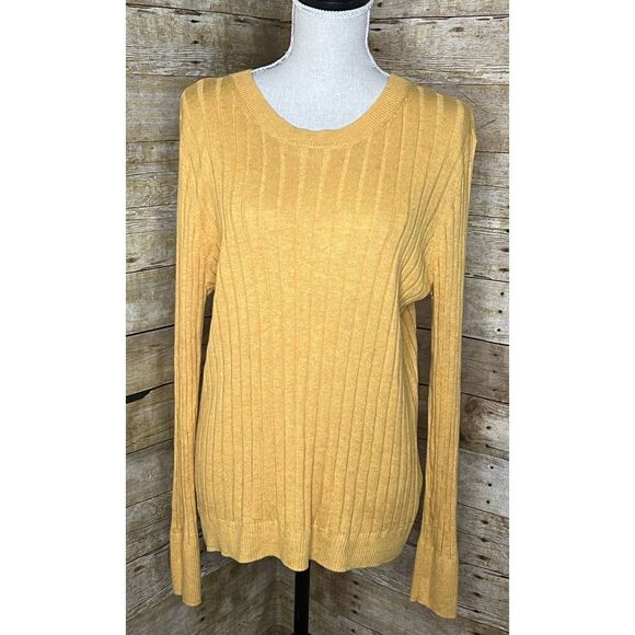 A NEW DAY RIBBED CASUAL BUSINESS CASUAL EVERYDAY KNIT STRETCH SWEATER SIZE XL - Picture 1 of 5